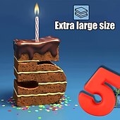 Недорогие Форма-9 шт. силиконовых форм для торта с цифрами, 3D цифровая силиконовая форма для выпечки, набор из 10-дюймовых больших форм для торта с цифрами, силиконовые формы для выпечки с цифрами от 0 до 8 на день