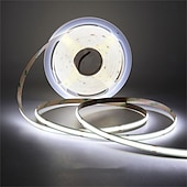 رخيصةأون أضواء شريط LED-شريط إضاءة ليد 10 أمتار، 320 مصباح ليد/متر، 16.4 قدم، شريط مرن عالي الكثافة، 3000-6500 كلفن، مصابيح ليد RA90، تيار مستمر 24 فولت