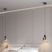 cheap Island Lights-Luxury Round Natural Stone Pendant Lamp Bedroom Bedside LED Chandelier Living Room Home Hanging Lights