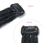 economico Capelli all&#039;uncinetto-Extension per dreadlock con clip, 24 pollici, dread con clip sfumate, fatte a mano, 3 pezzi di extension all&#039;uncinetto
