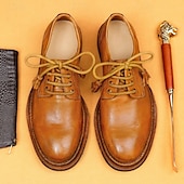 billiga Klassiska Klädskor-Herrloafers i brunt läder med mockasiner, tofsdetalj och Goodyear-randsydda detaljer – bekväma och eleganta skor för både vardagliga och semiformella tillfällen