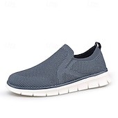 economico Sneakers da uomo-scarpe slip-on da uomo in similpelle beige con inserti in mesh – scarpe comode, leggere e traspiranti per l&#039;uso quotidiano, i viaggi e le attività rilassanti del fine settimana