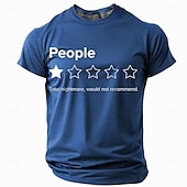 preiswerte Lustige T-Shirts für Männer-Herren Lustiger Slang T Shirt Kurzarm T-Shirt 3D-Druck Rundhalsausschnitt Rundhals Hemd Mode Täglich Basic Straße Lässig Täglich Schwarz Rote Blau Sommer Frühling Ganzjahres Bekleidung S M L XL XXL
