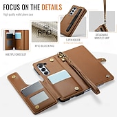 economico Cover Samsung-telefono Custodia Per Samsung Galaxy Z Fold 6 Custodia a Flip Cavalletto Resistente agli urti TPU Pelle PU