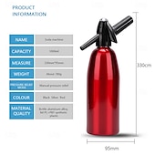 preiswerte Küchengeräte-Aluminium-Soda-Maschine Sodawassermaschine Haushalts-Cola Bubble Milk Tea Gym zuckerfreie Getränke