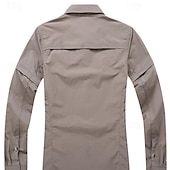 cheap Tops-Women&#039;s Hiking Shirt Long Sleeve Turndown Top Outdoor Waterproof Windproof Lightweight Nylon Army Green Khaki Rose Red Running Camping / Hiking / Caving