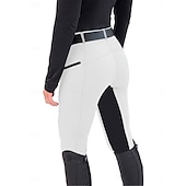 billiga Enkla Leggings-Dam Damasker Mode Träning Fullängd Hög midja Slät Bekväm Mjuk Hög Elasisitet Utomhus Semester Gata Marin Svart Vit Himmelsblå Sommar Vår Smal passform