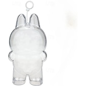 cheap Gifts-Protective Case ForLabubu The Monsters Have a Seat, Display Box Hard Case Accessories Cover with Silicone Strap White