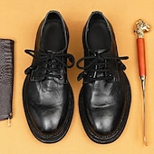 billiga Klassiska Klädskor-Herrloafers i brunt läder med mockasiner, tofsdetalj och Goodyear-randsydda detaljer – bekväma och eleganta skor för både vardagliga och semiformella tillfällen