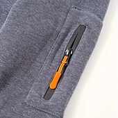 preiswerte Basic-Hoodies für Herren-Herren Kapuzensweatshirt Schwarz Weiß Wein Armeegrün Rote Mit Kapuze Einfach Reißverschluss Farbblock Sport &amp; Outdoor Lässig Täglich Polyester Cool Lässig sportlich Frühling &amp; Herbst Bekleidung