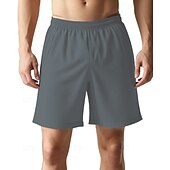 baratos Shorts de moletom-Homens calções atléticos Shorts rasgados Shorts de moletom Calção Shorts de verão Bolsos Cintura elástica Com Cordão Tecido Conforto Respirável Curto Ao ar livre Esportes Clássico Casual Preto Branco