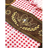economico Abbigliamento Grafico-Camicie hawaiane Camicia Aloha bavarese Monaco Tedesco Alpino Grafico per Per uomo Adulti Stampa 3D  per Carnevale Birra Oktoberfest Spiaggia Vacanza Feste