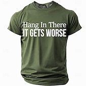 abordables Camisetas divertidas para hombres-Hombre Argot divertido Sarcasmo Camiseta Manga Corta Camiseta Impresión 3D Cuello Barco Camisa Moda Diario Básico Calle Casual Diario Negro Rojo Azul Piscina Verano Primavera Todas las Temporadas Ropa