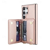cheap Samsung Cases-Phone Case For Samsung Galaxy S22 S22 Plus  Ultra A73 A53 A52 A13 5G A13 A51 Back Cover with Lanyard Kickstand Card Slot Retro TPU PU Leather