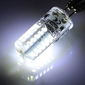 abordables Ampoules LED type maïs-Ampoules LED G4 AC/DC 12 V JC à culot à deux broches 3 W équivalent à une ampoule halogène 30 W blanc chaud rouge bleu vert 6 pièces