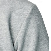 preiswerte Lässige Jacken-Herren Leichte Jacke Freizeitjacke Urlaub Täglich Tasche Frühling Herbst Einfach Mode Klassisch Stehkragen Regulär Schwarz Blau Grau Jacken