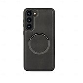 Χαμηλού Κόστους Samsung Θήκη-τηλέφωνο tok Για Samsung Galaxy S22 S22 Plus Ultra Α53 A52 Πίσω Κάλυμμα Μαγνητική Υποστήριξη ασύρματης φόρτισης Ανθεκτική σε πτώσεις Ρετρό TPU PU δέρμα