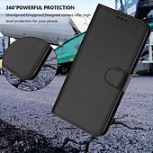 Недорогие Чехлы для iPhone-телефон Кейс для Назначение iPhone 16 Про Макс Плюс iPhone 15 14 Pro Max Plus iPhone 13 Pro Max Mini Кошелек для карт со стендом Магнитный Полная защита тела Ретро ТПУ Кожа PU