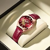 economico Orologi al quarzo-Orologio da donna in oro rosa, in acciaio inossidabile, con movimento al quarzo giapponese, semplice, impermeabile, luminoso.