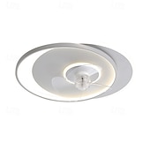 preiswerte Deckenventilator-Leuchten-neuer moderner minimalistischer ultradünner Deckenventilator mit integrierter LED-Beleuchtung, ideal für Schlafzimmer &amp; Studie