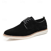 billige Sneakers til herrer-Brune herresko i semsket skinn med oxford-detaljer, klassisk snøredesign og kontrastsøm, ideelle for forretningsmessig uformelt kontorarbeid og semi-formelle arrangementer.