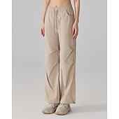 voordelige Bodems-Dames Cargohosen Wandelbroek Rechte broek Buiten Normale pasvorm waterdicht Zonbescherming Winddicht Sneldrogend Kleding Onderlichaam Trekkoord Lichtgewicht Zwart Khaki Kamperen / wandelen / grotten