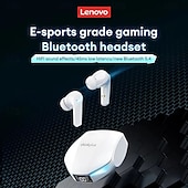 billige TWS True Wireless-hodetelefoner-Lenovo XT53 trådløse oppgraderte Bluetooth 5.4-øretelefoner med ultralang utholdenhet og lav latens, spillhodesett med LED-digital skjerm, ørepropper