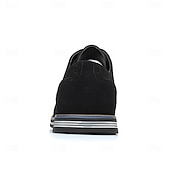 abordables Semiformal-Zapatos oxford de piel sintética marrón caramelo para hombre con detalles brogue: zapatos elegantes e informales con cordones para el trabajo, citas y uso diario.