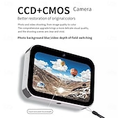 abordables Caméras, appareils photo et vidéo-Nouvel appareil photo numérique 4K à vision nocturne, triple objectif, écran tactile HD 3 pouces 64 MP, transmission OTG, batterie 3 600 mAh