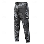 halpa Pohjat-Miesten Vaellushousut Fleece-housut Lämpöhousut naamiointi Ulko- Normaali Vedenkestävä Tuulenkestävä Alaosat Tasku Joustava vyötärö Armeijan vihreä Vihreä Retkeily ja vaellus Juoksu S M L XL XXL