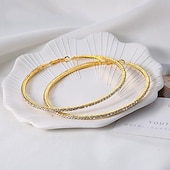 economico Orecchini-Per donna Orecchini pendenti Tropicale Gioia Elegante Orecchini Gioielli Oro Per Feste