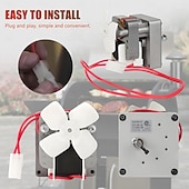 levne vrtací příslušenství-Náhradní díly pro motor šneku 1,6/2,0 ot./min, kompatibilní s Traeger, Pit Boss a Camp Chef, udírny na dřevěné pelety, univerzální náhrada motoru šneku pro gril 120 V 60 Hz, 2 póly