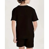 billiga Pojkens 3D Vision &amp; Geometri-Pojkar 3D Grafisk T-shirt Kortärmad Sommar Vår Mode Grundläggande Barn 4-12 år Rund hals Utomhus Ledigt Dagligen Normal