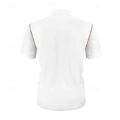 cheap Waffle Knit Tee-Men&#039;s T Shirt Henley Shirt Tee Short Sleeve Shirt Short Sleeve Henley Summer Spring Patchwork Fashion Designer Basic Buttons Pocket Vacation Street Going out Black White Navy Blue Top Tee for Men