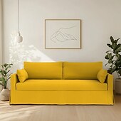 baratos Cobertura de Sofa-Capa de sofá 100% algodão adequada para capas acolchoadas de sofá Hyltarp