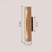 cheap Indoor Wall Lights-Indoor Double Head Up and Down Wall Lamp, Japanese Wabi-sabi Style, Natural Yellow, Travertine, Bedroom, Living Room, Back Wall, Corridor, Hotel