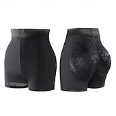 billige Vanlige leggings-Dame Leggings Scrunch Butt Shorts Gatemote Fritid Kort Høy Midje عادي Elastisk midje Pusteevne Elastisk Feriereise Gate Dagligdagstøy Cutifarge Svart Sommer Normal