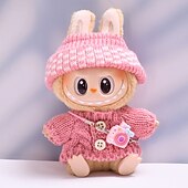 cheap Dolls Accessories-Clothes for 17cm Dolls Fashion Garment Accessories(No Doll) Cute Sweater Suitable for 6.69inch (17cm) Doll Soft Cotton Clothing Replacement