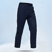 preiswerte Unterteile-Herren Cargohosen Wanderhosen Regenhose zum Wandern Außen Normale Passform Wasserdicht Schnelltrocknend Leicht Reflexmaterial Hosen Tasche Dunkelmarine Dunkelgrün Camping / Wandern Golfspiel Laufen S