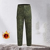preiswerte Unterteile-Herren Cargohosen Wanderhosen Fleecehosen Tarnung Außen Normale Passform Wasserdicht Winddicht Schnelltrocknend Leicht Hosen Tasche Elastischer Bund Gelb Braun Camping / Wandern Golfspiel Laufen S M