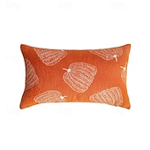 cheap Throw Pillows &amp; Covers-1 pcs Chenille Pillow Cover, Halloween Rectangular Traditional Classic