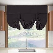 baratos Cortinas da porta-Cortina de Porta Francesa Sem Furos Cortina Blackout com Pregas de Lápis Cortinas Funcionais Filtradoras de Luz para Escritório e Casa 26X68polegadas(66X173CM)