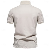 preiswerte Herren Elite Polo-Herren Männlich Blumen Blumenmuster Polo Strick-Polopullover Kurzarm Umlegekragen Polokragen Modern Formell Arbeit Sport &amp; Outdoor Knöpfe Drucken Frühling Rubinrot Weiß Hellblau
