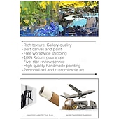 levne Krajinomalby-zářivá olejomalba přímořské krajiny za západu slunce