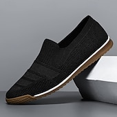 preiswerte Herrenpantoletten &amp; -slipper-Herren-Slipper aus Strick, atmungsaktives Obermaterial aus Webstoff mit flexibler Gummisohle, bequem und leicht für Sommer, Strand und Autofahren