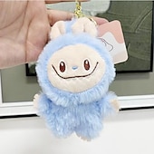 cheap Dolls-Charming Lafufu Keychain Plush Doll Pendant Hanging Keyring Card Gift for Woman Man Decor Bag Charm Purse Charms Key Ornament Ring