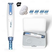 baratos Utensílios dermatológicos-Kit de máquina de microagulhamento dermapen elétrico sem fio Dr. Pen A9 para cuidados com a pele