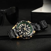 preiswerte Mechanische Uhren-FORSINING Herren Mechanische Uhr Luxus Großes Ziffernblatt Außenbereich Geschäft Automatische Selbstaufzug leuchtend Kalender Datum Edelstahlband Beobachten