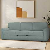 cheap Sofa Cover-Sofa Cover Suitable For BÅRSLÖV Sofa Solid Color Quilted Polyester Slipcovers