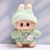 cheap Dolls Accessories-Clothes for 17cm Dolls Fashion Garment Accessories(No Doll) Cute Sweater Suitable for 6.69inch (17cm) Doll Soft Cotton Clothing Replacement